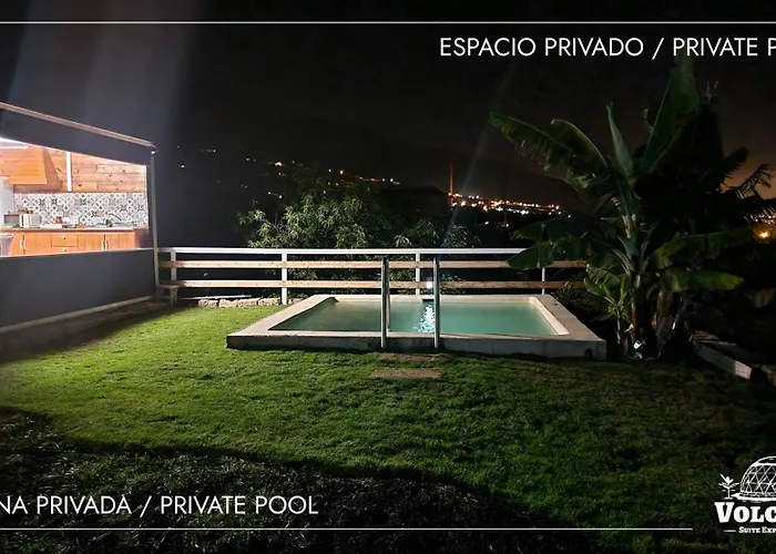 Domo Volcano Experience Piscina Climatizada אתר קמפינג